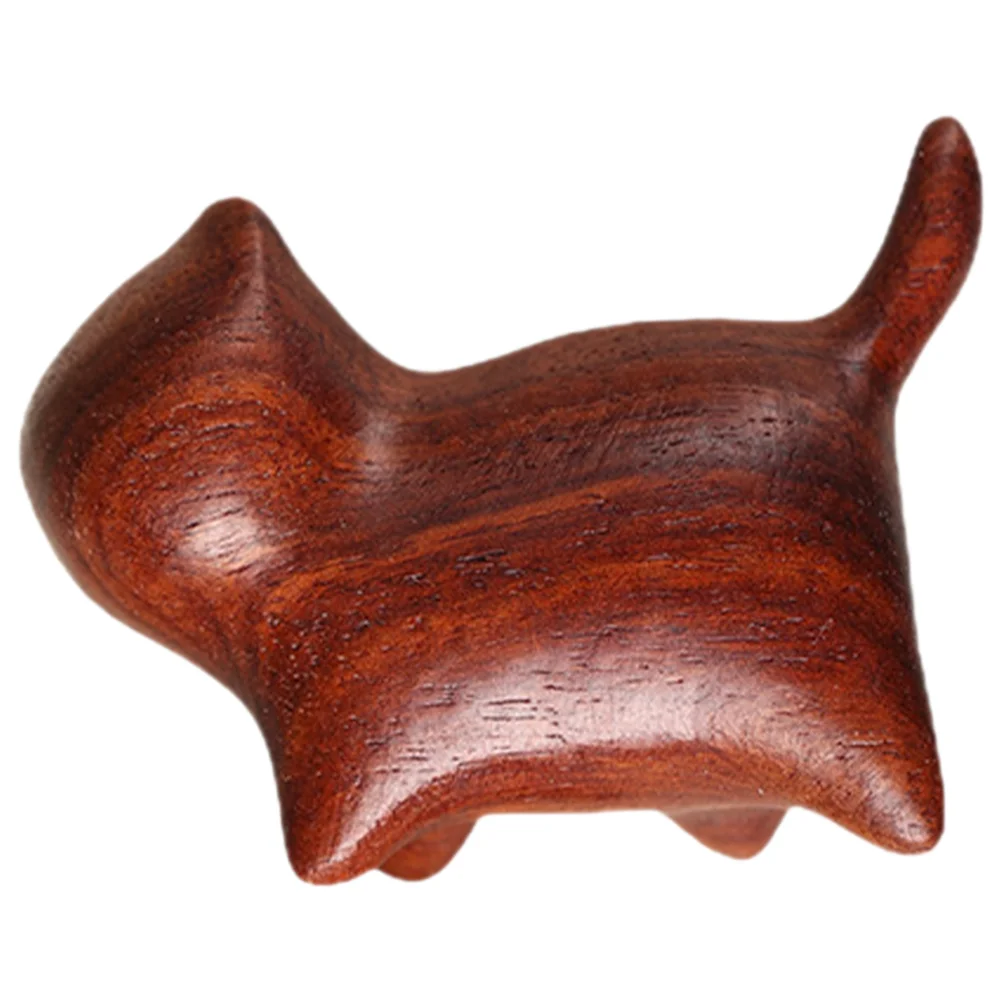 

Tsundere Cat Ornament Cat Sculpture Statue Cake Toy Handicrafts Kitten Statue Sandalwood Cute Cat Statue Girl Cake Decorations