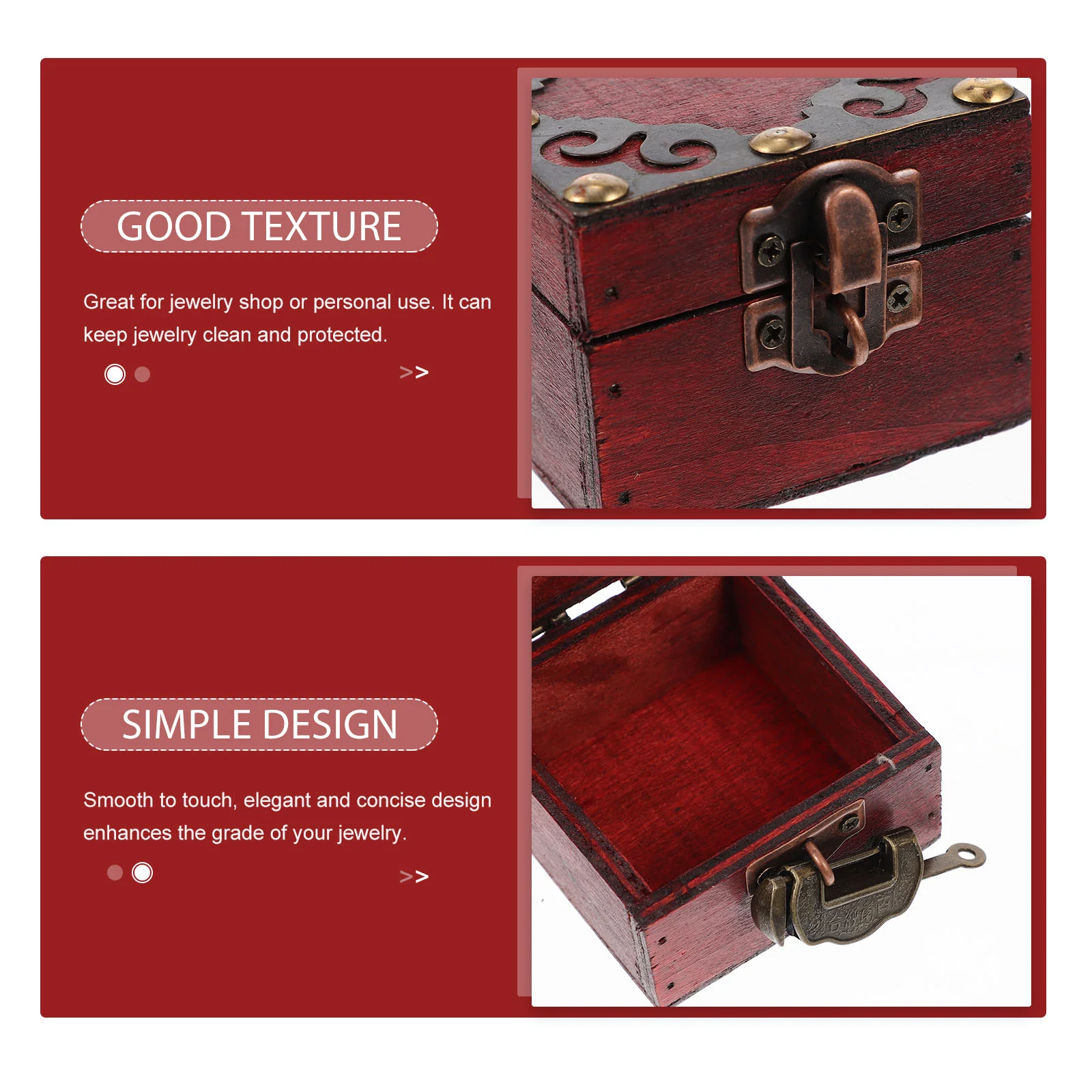 

Box Wooden Storage Jewelry Treasurecase Pirate Retro Wood Toy Trinket Vintagelittle Organizer Homegift Collection Savings Kids