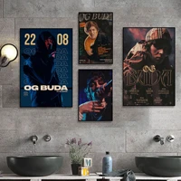 og buda russia vintage posters kraft paper sticker diy room bar cafe posters wall stickers