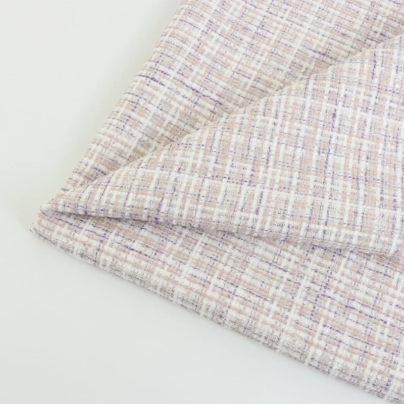 Куртки в корейском стиле твидовая ткань женские по метрам для платьев сумок