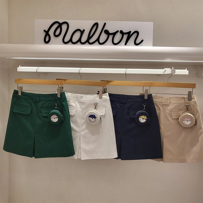 

Women's Golf Apparel Skirt 23 Spring/Summer New Sports Casual Simple Half Skirt