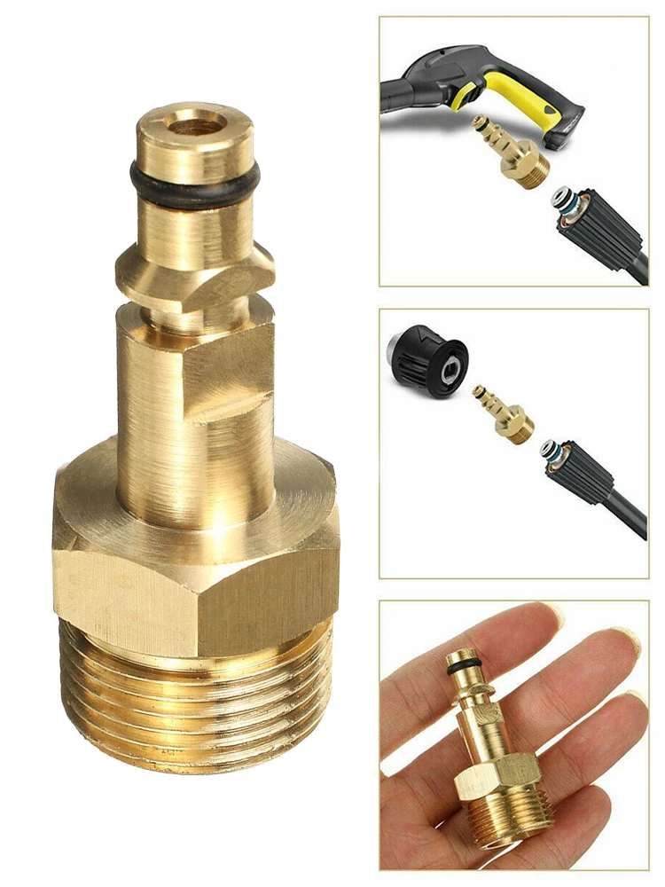 

High Pressure Washer Adapter Hose Pipe M22 Quick Connector Convert Tool Uick Release Fitting Fast Connection Quick Coupler