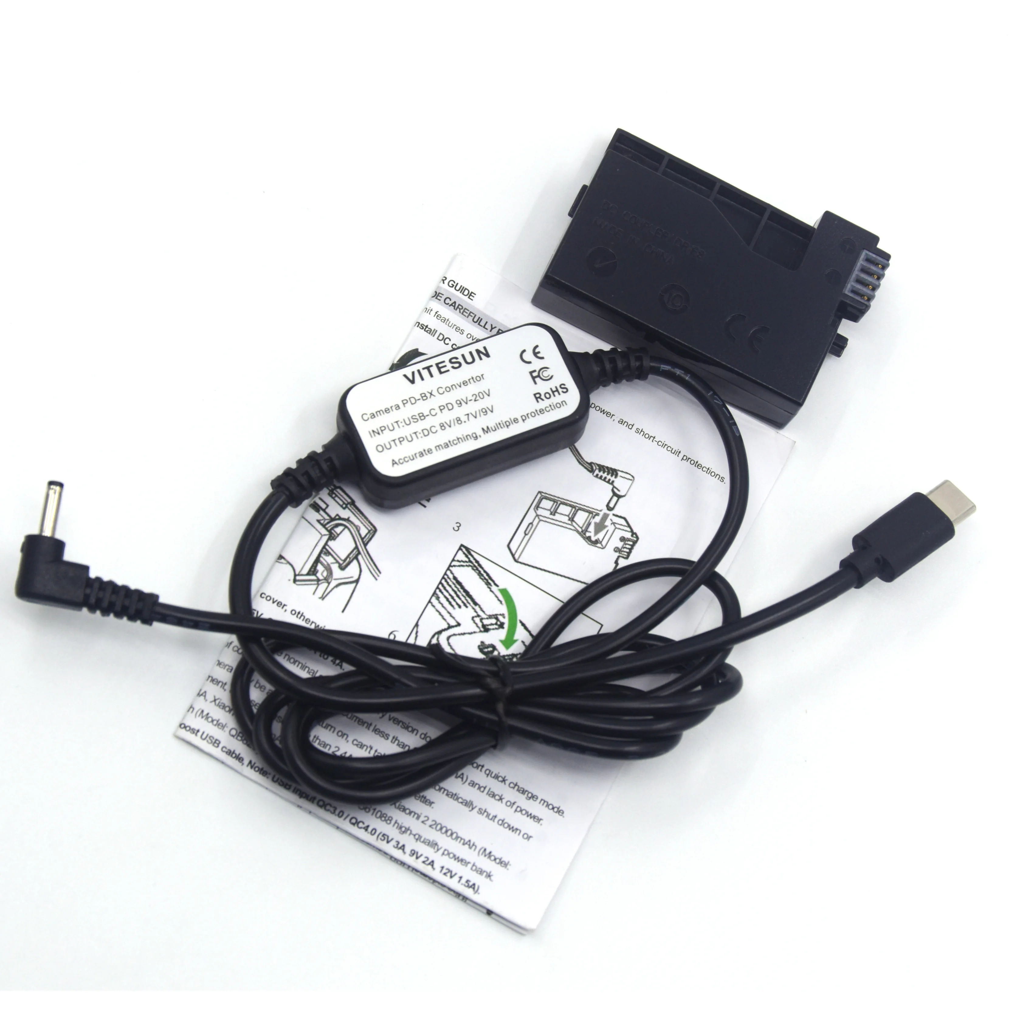 USB Type C кабель адаптера питания + искусственная батарея для Canon EOS T2i T3i T4i T5i 550D 600D 650D