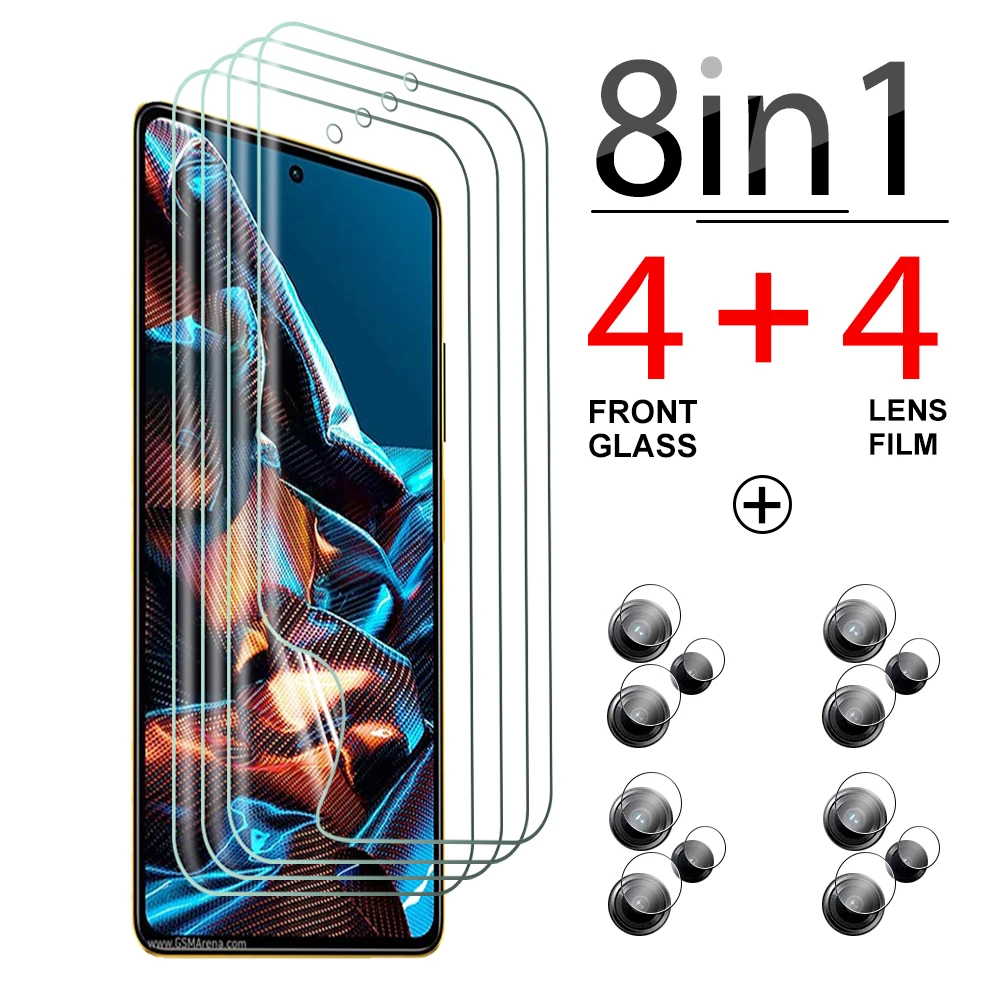 

8in1 Camera Lens film For Xiaomi Poco X5 Pro F5 C65 C50 Full cover protective Film pocophone M4 M5 X3 Anti-scratch hydrogel film