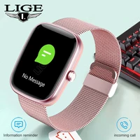 lige women smart watches ip68 waterproof sports fitness tracker clock alarm heart rate smart watch women for xiaomi huawei apple