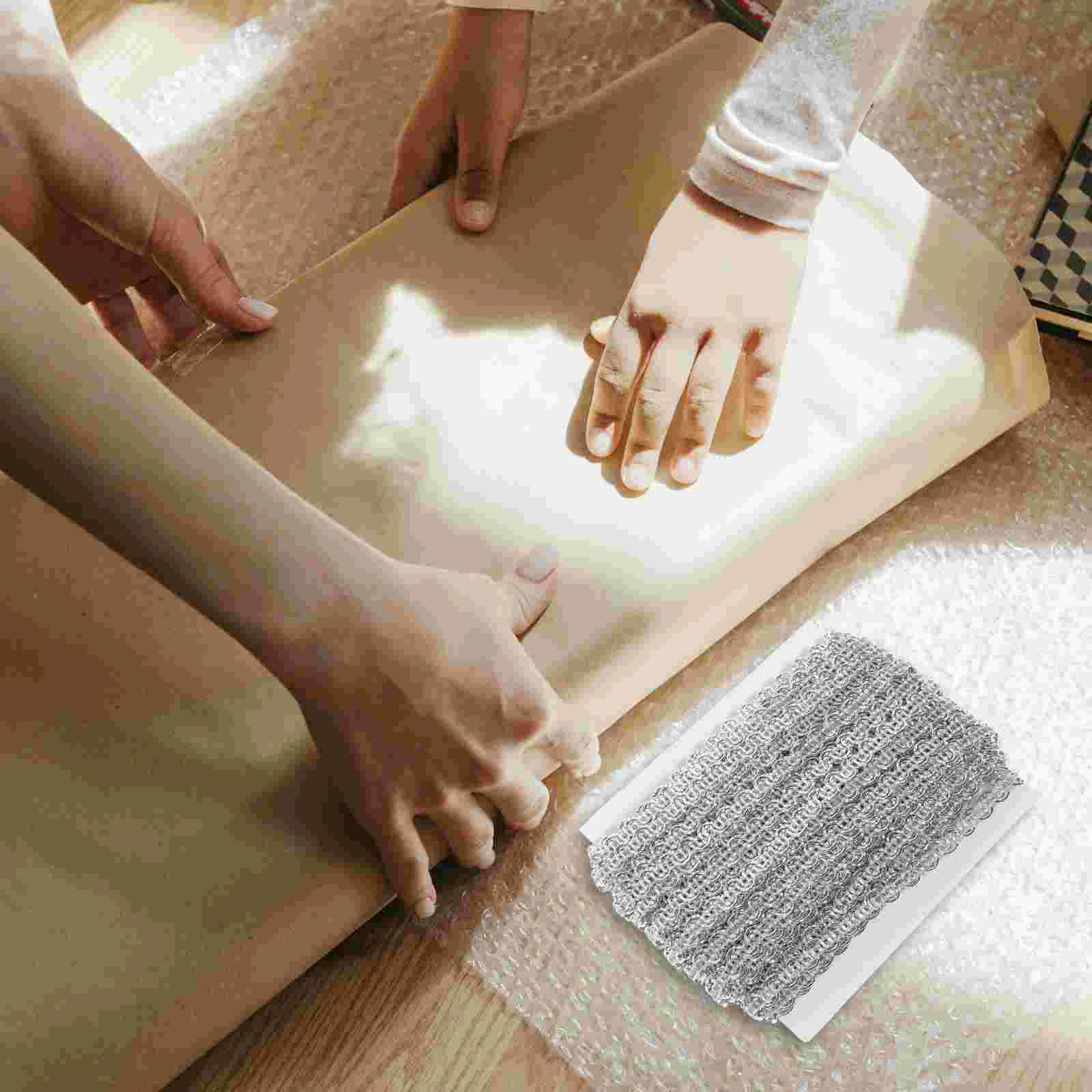 Плетеная отделка декоративный серебряный пояс украшение золотая кружевная