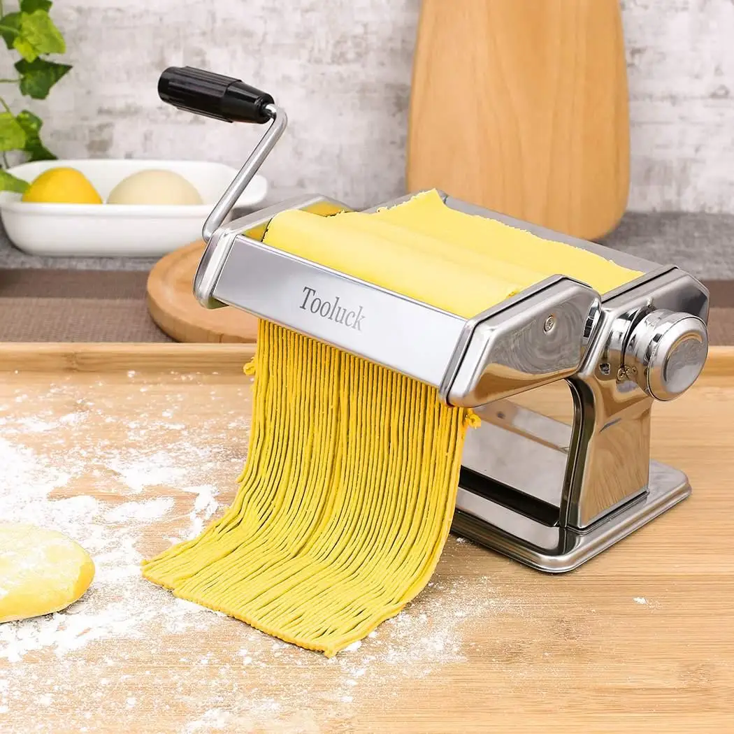 

Manual Noodle Press Machine Hand Crank Pasta Maker Rolling Machine