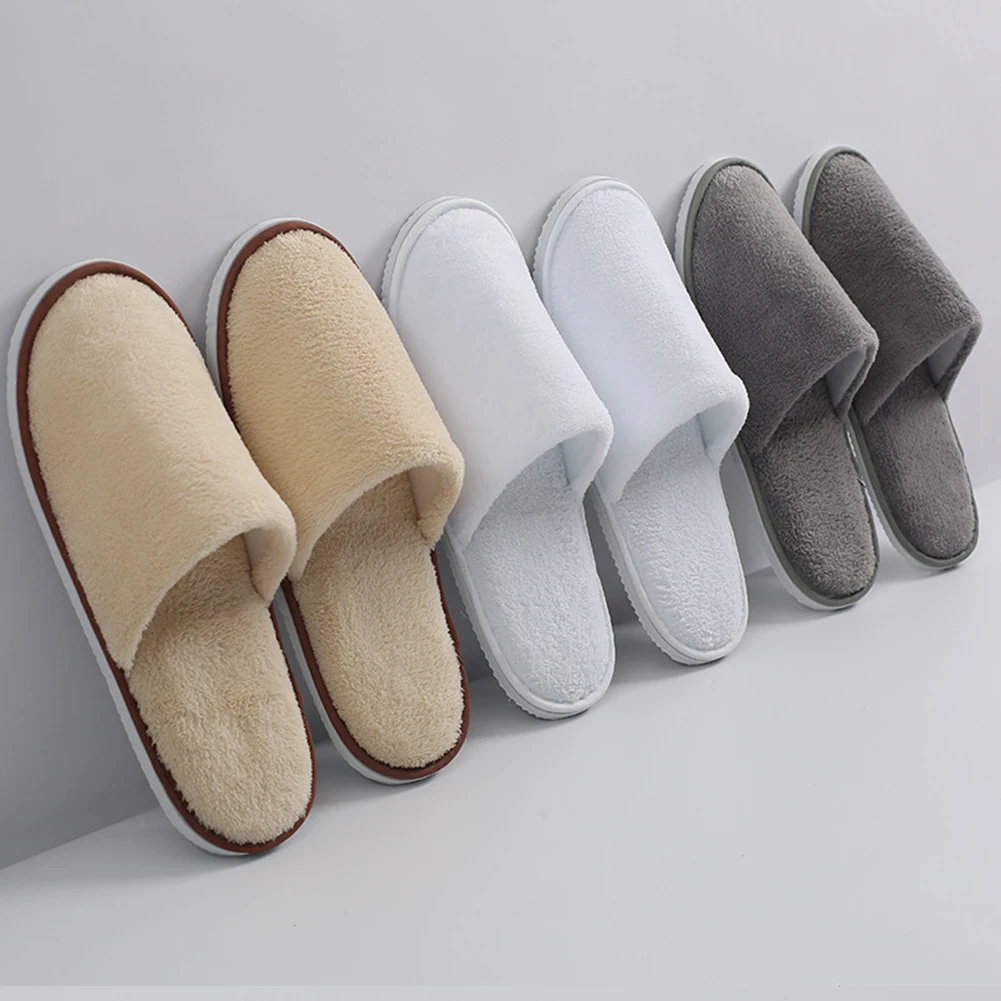 

Winter Warm Washable Coral Fleece Women Slippers Indoor Home Flops Soft Comfortable Female Shoes High-end Ladies Slides