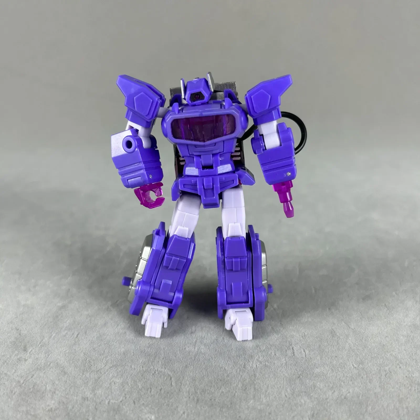 Фото В наличии Трансформирующие игрушки PocketToys PT03 Shockwave G1 Анимированная версия Малый масштаб Модель робота Фигурки Коллекция Подарок №4