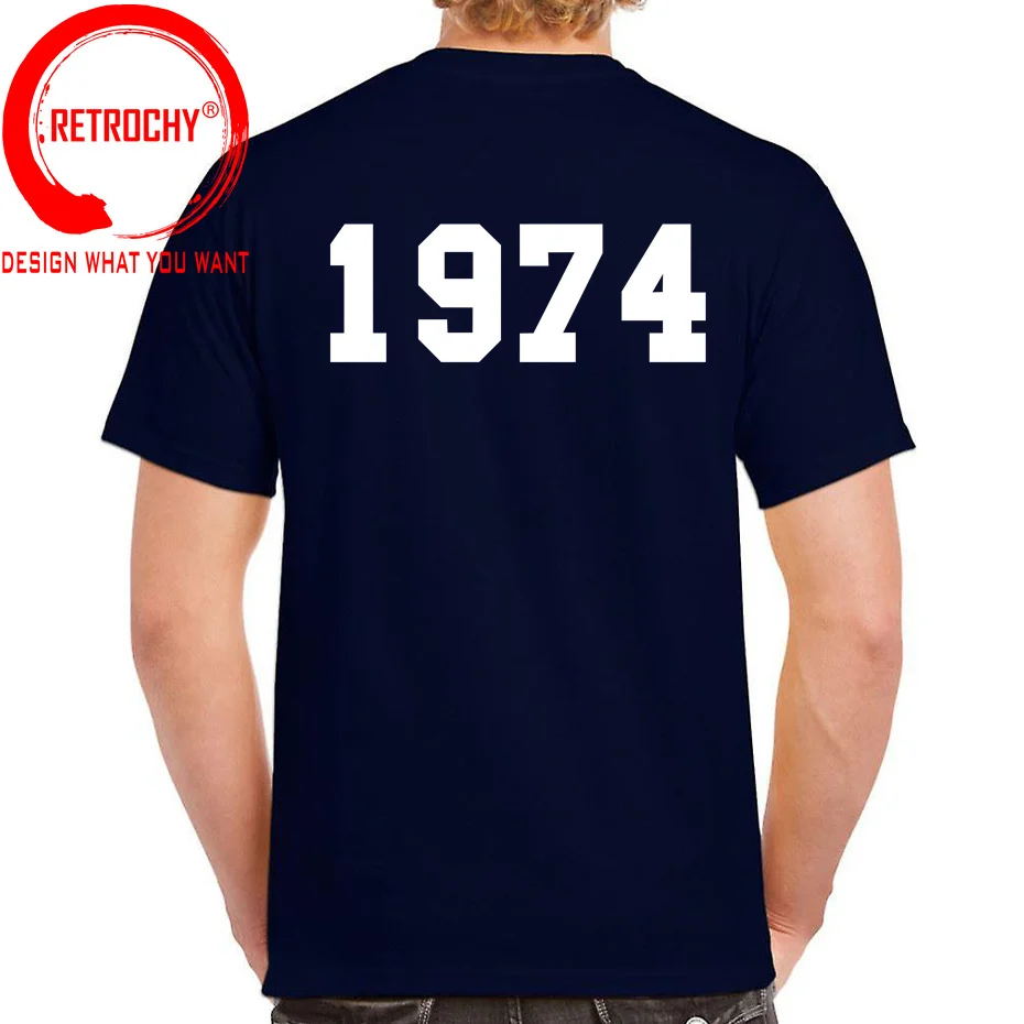 Потрясающая Футболка с принтом на тему 50-летия дня рождения 1974 подарок отцу в