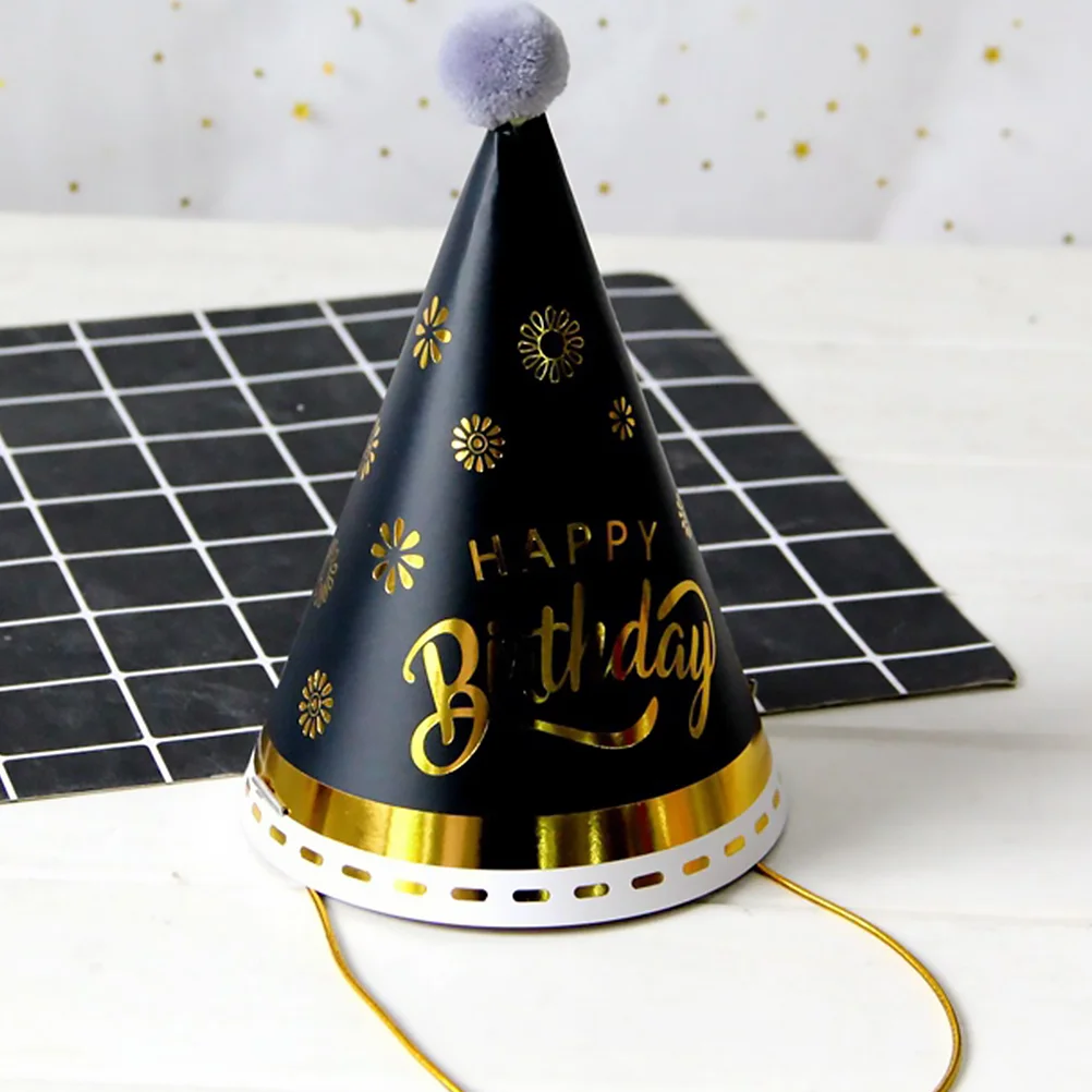 

Birthday Hats Party Hat Rainbow Cone Paper Cap Children Capsdiy Favours Mini Fun Colorful