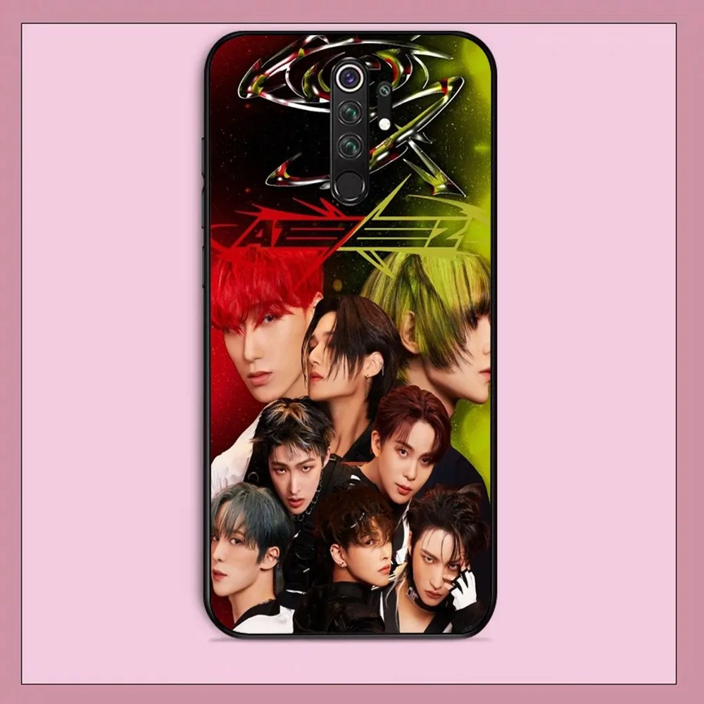 Чехол для телефона KPOP A-ATEEZ Redmi Note 4X5 A 6 7 8 T 9 9S 10 11 11S 11Epro Poco M3 pro