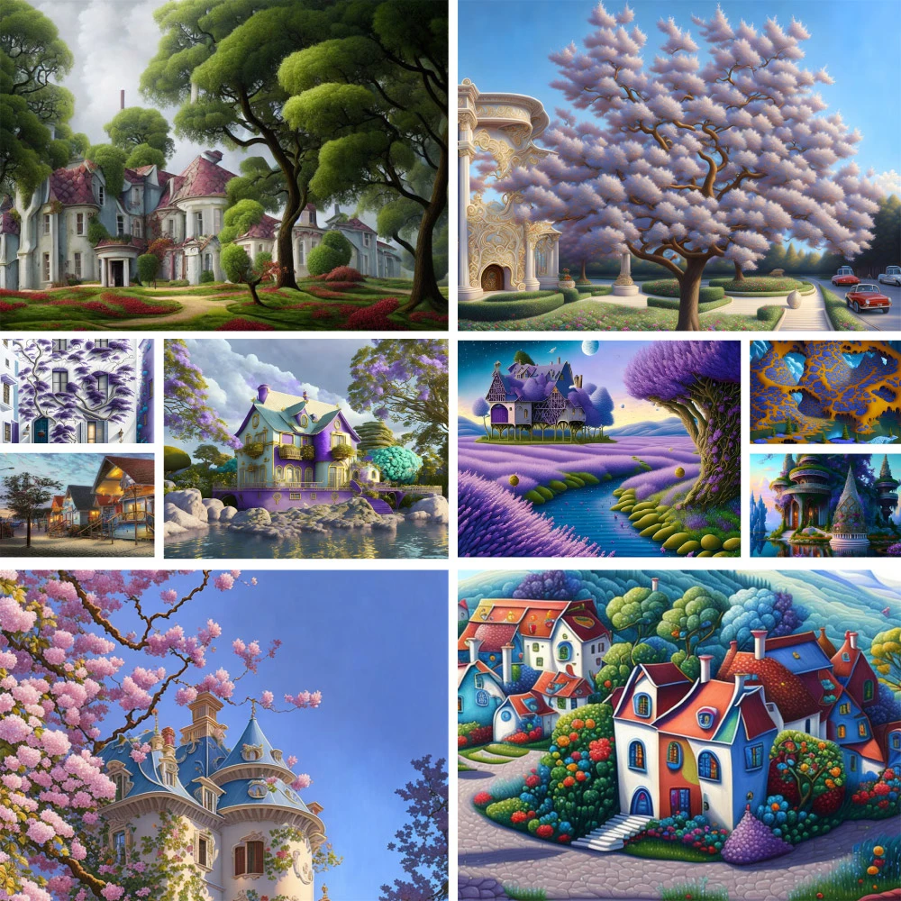 

Набор для алмазной вышивки «деревья»