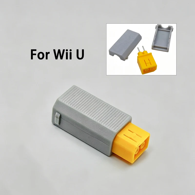 Фото Кабель-переходник Type-C (женский) на Wii/Wii U (мужской) для подключения питания, 2-контактный, 180 градусов №4