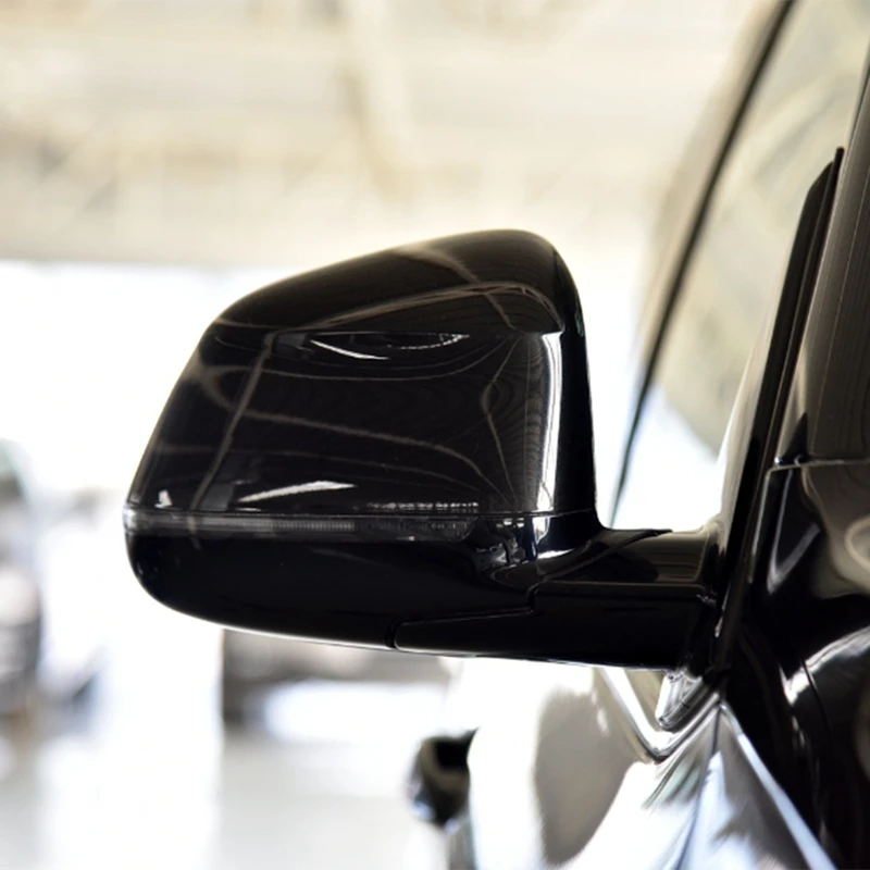 2X автомобильное черное зеркало заднего вида 14-18 для BMW F15 X5 F16 X6 F25 модификация