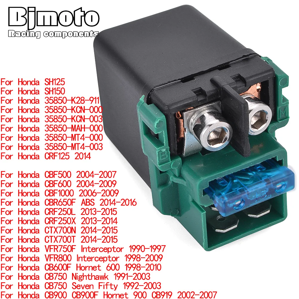 

Solenoid Ignition Switch Starting Relay Fit For Honda 35850-MT4-003 CRF 125 PES 125 PS150 CRF 450X CRF 250 L VTR-1000 SUPER HAWK
