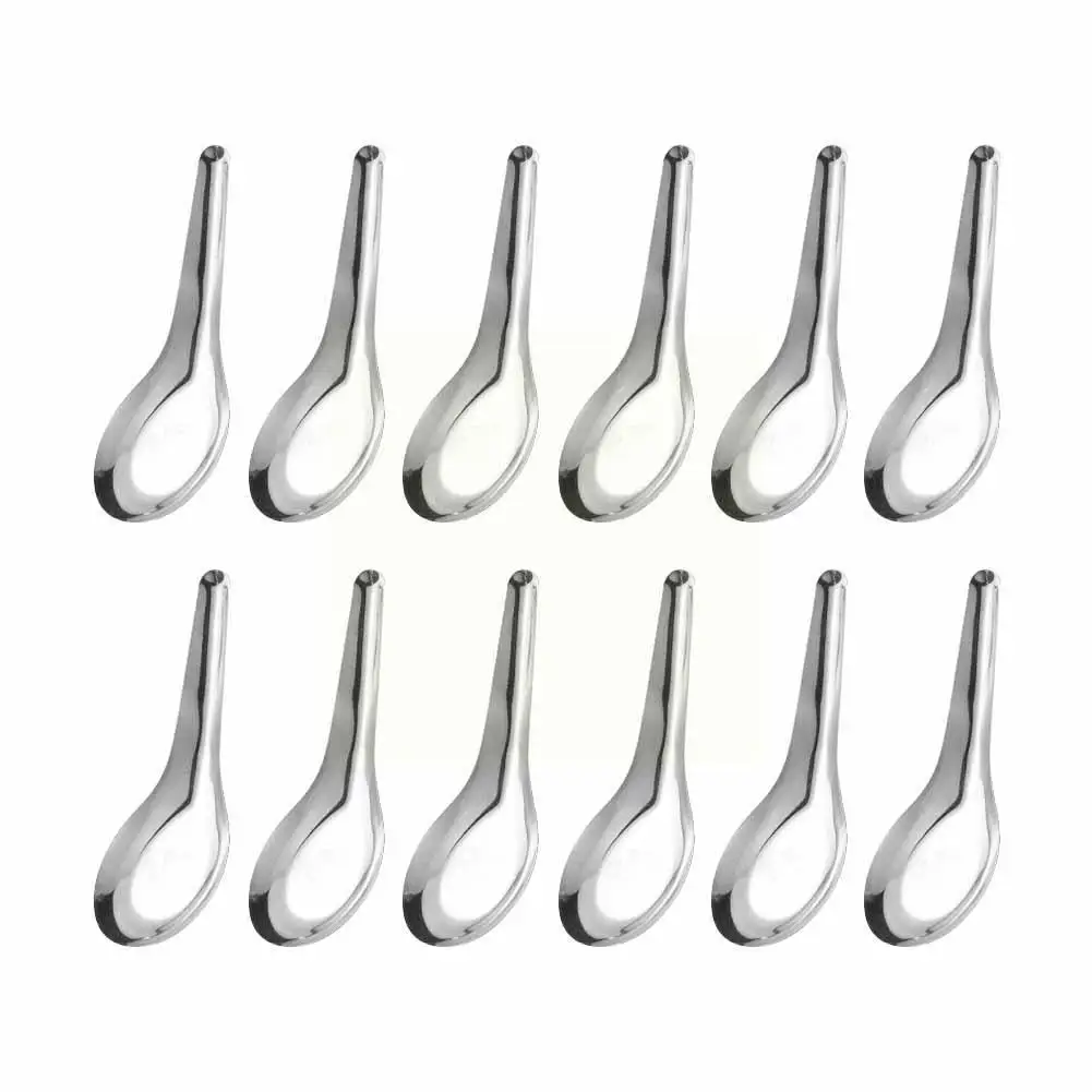 

Ложка из нержавеющей стали для супа, риса, 12 шт.