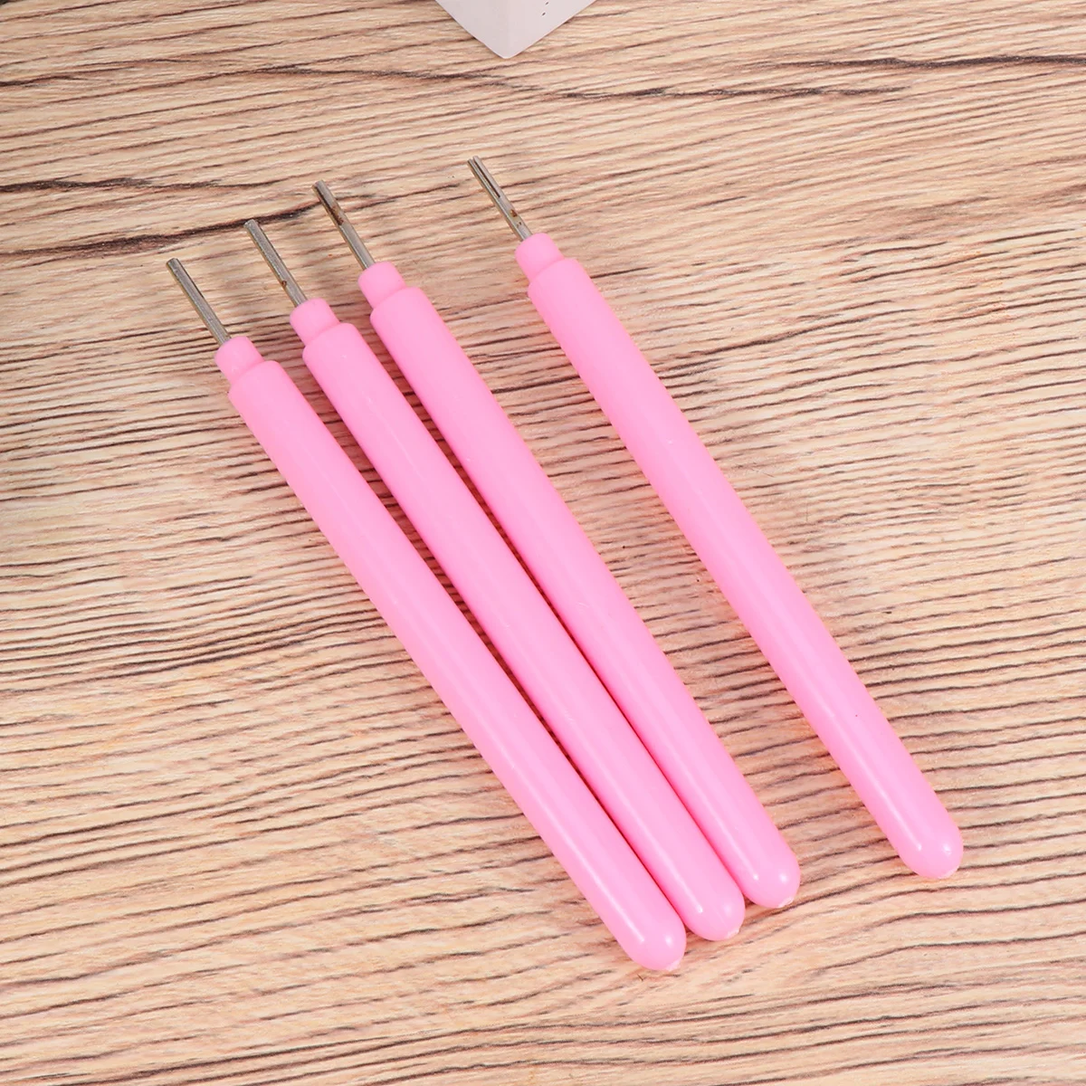 

10pcs Paper Quilling Pen Funny Smooth DIY Colorful Papercraft Tools Paper Supplies Paper Quilling Tools for Lady Female Woman