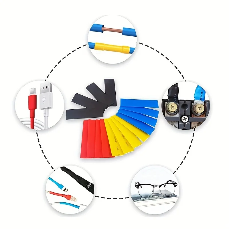 Термоусадочные трубки комплект термостойких трубок 2:1 ibuw изоляция проводов и