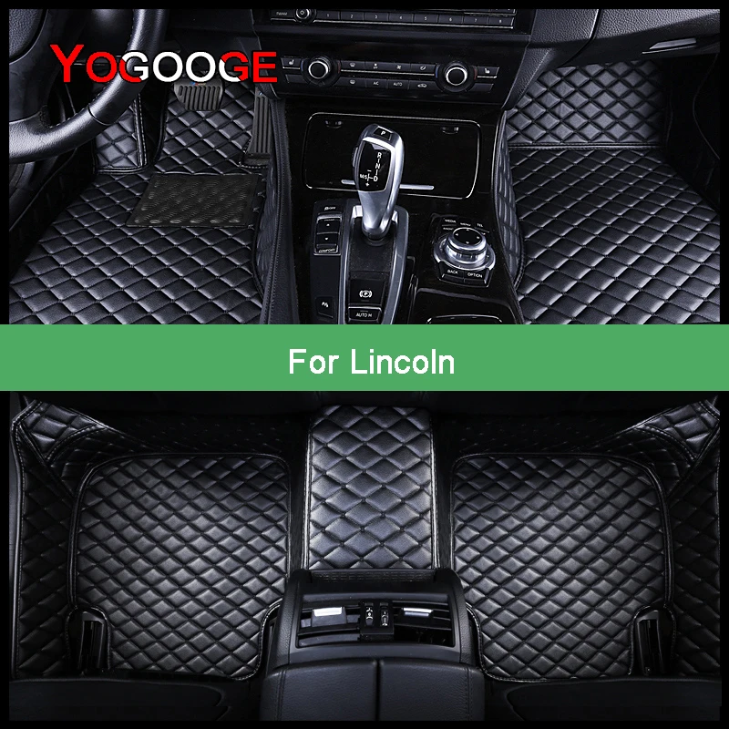 

YOGOOGE Car Floor Mats For Lincoln MKC MKS MKT MKX MKZ Navigator Continental Aviator Nautilus Foot Coche Accessories Carpets