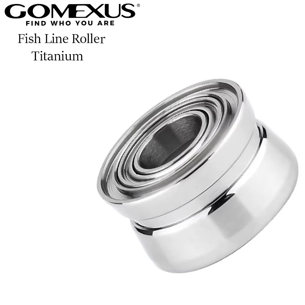 Фото Рыболовная катушка Gomexus Titanium Line Roller Spinning Reel 500-5000 для ловли хищной рыбы (окунь, щука) с титановым роликом для активного отдыха на природе №2