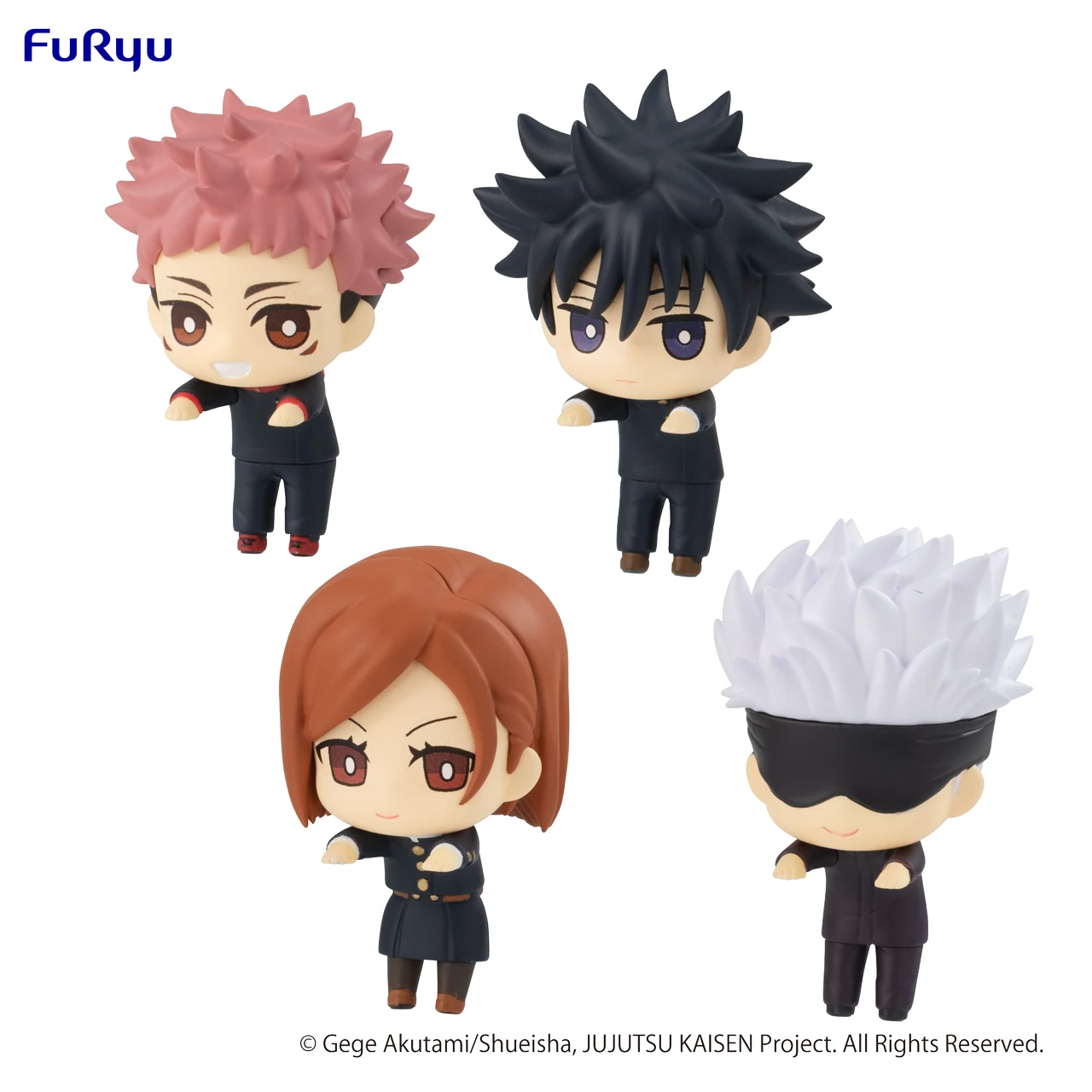 

Предварительная продажа фигурок аниме Yuji Itadori Jujutsukaisen, модели фигурок аниме, фигурка фузигуру Megumi Kugisaki noбара, фигурные модели Q версии
