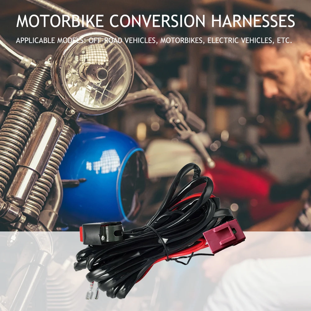 Жгут проводов противотуманных фар для мотоцикла 12 В постоянного тока прожектор
