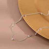 geometry link womens neck chain choker neck aesthetic necklaces vintage korean luxury quality jewelry trend 2022 free shipping