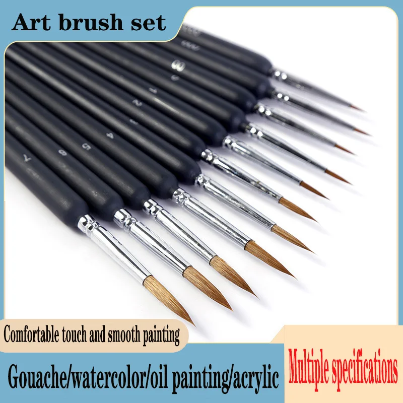 

Line drawing brush, edge painting brush, oil painting, edge painting, wolf hair line drawing brush, art tool