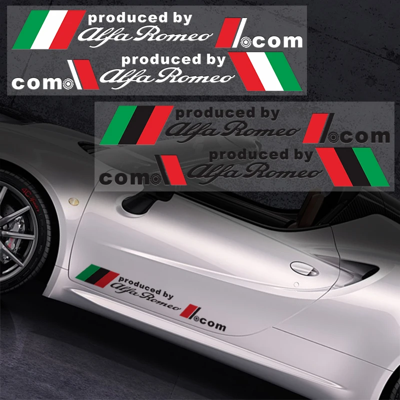 Car Styling Body Window Sticker for Alfa Romeo 159 156 147 166 Giulia Giulietta Stelvio Mito Brera Spider Spontivd Tonale Decals |