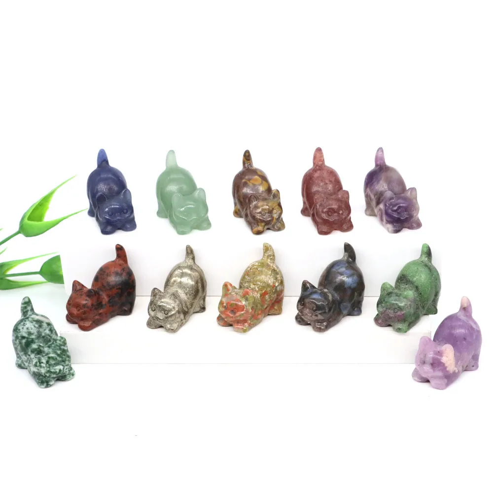 

Ленивый кот статуэтка из натурального камня