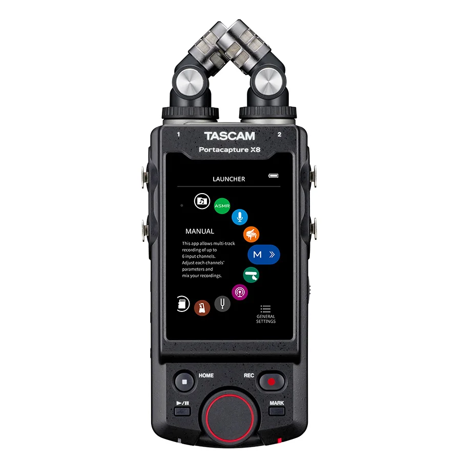 TASCAM Portacapture X8 ручной диктофон 8-in/2-out USB аудио интерфейс для базовой многотрековой