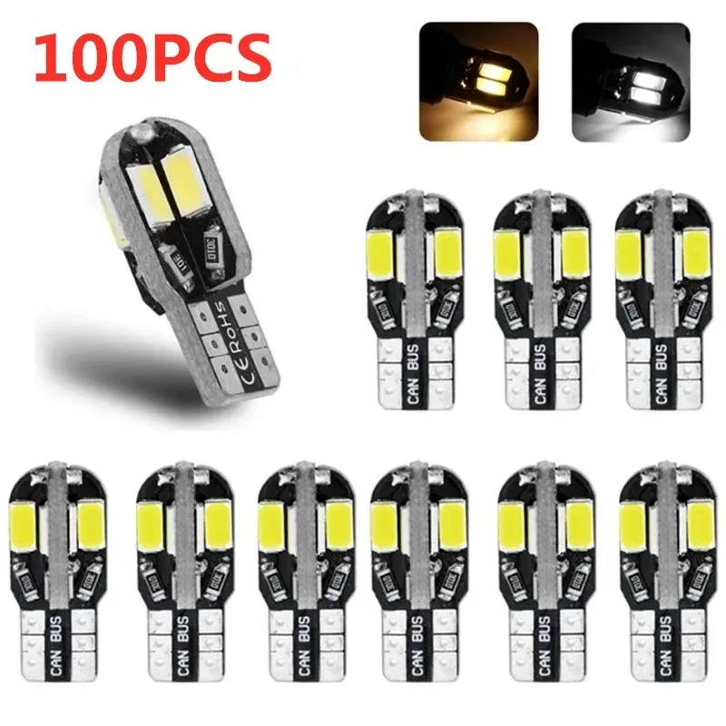 

2/100 шт. W5W T10 светодиодные лампы Canbus 5730 8SMD 4014 26smd 12V 6000K 194 168 светодиодные автомобильные купольные фонари, парковочные фонари, автосигнальная лампа