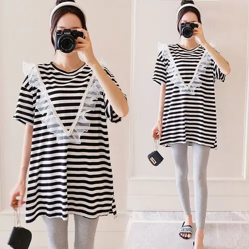 

Maternity Pregnant Baby Loading 2022 Funny Women T Shirt Girl Shirt New Mom Big Size Clothes white