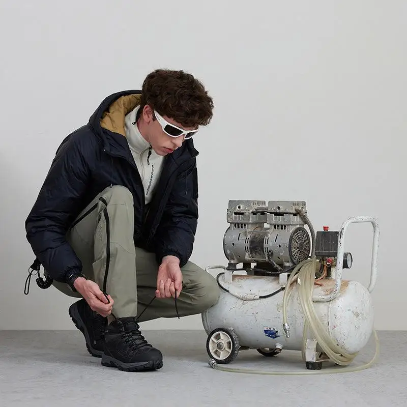 Куртка Naturehike гусиный пуховик с капюшоном и карманом для мужчин женщин