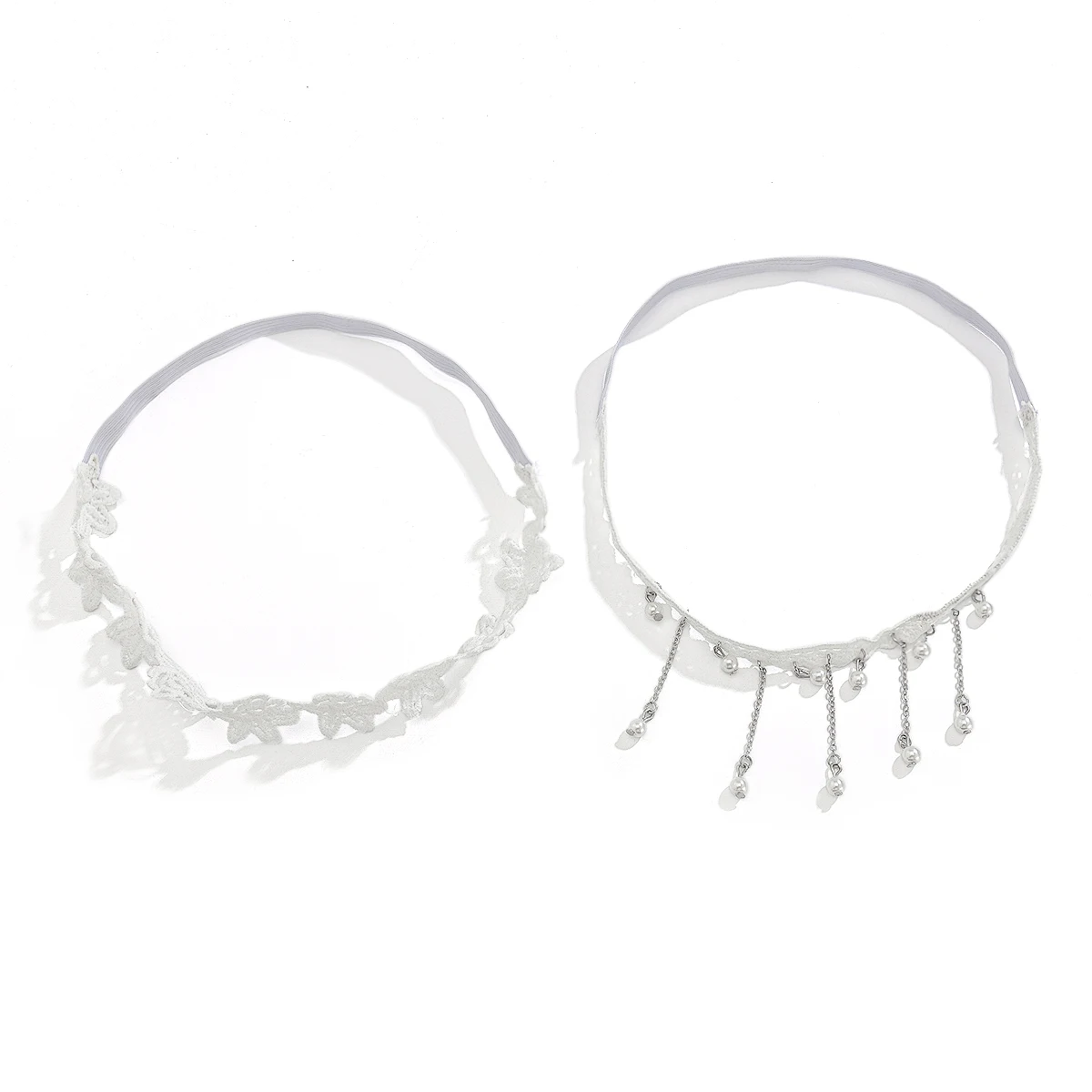 2 шт./комплект женский кружевной браслет с кисточками