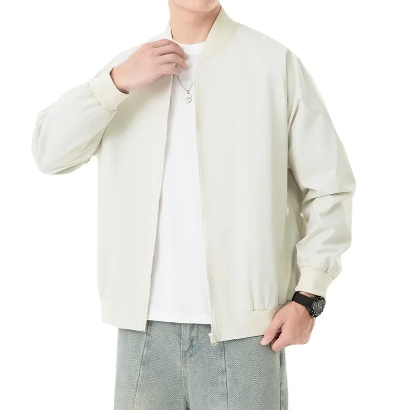 Осенняя новая свободная Мужская куртка бейсболка деловая версия для молодежи