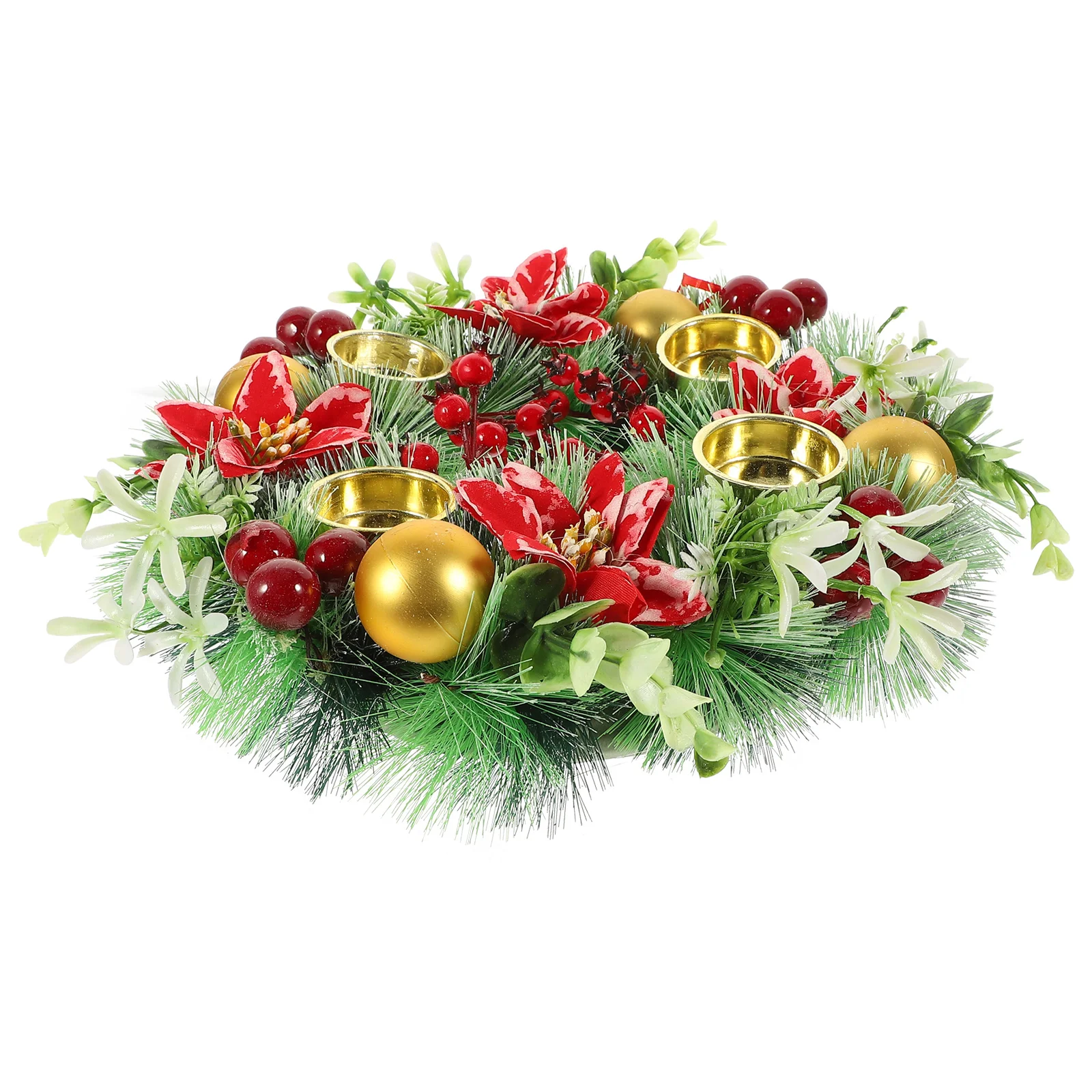 

Wreath Door Wreaths Decor Christmas Ornaments Safflower Artificial Plastic Hanging Decors Xmas