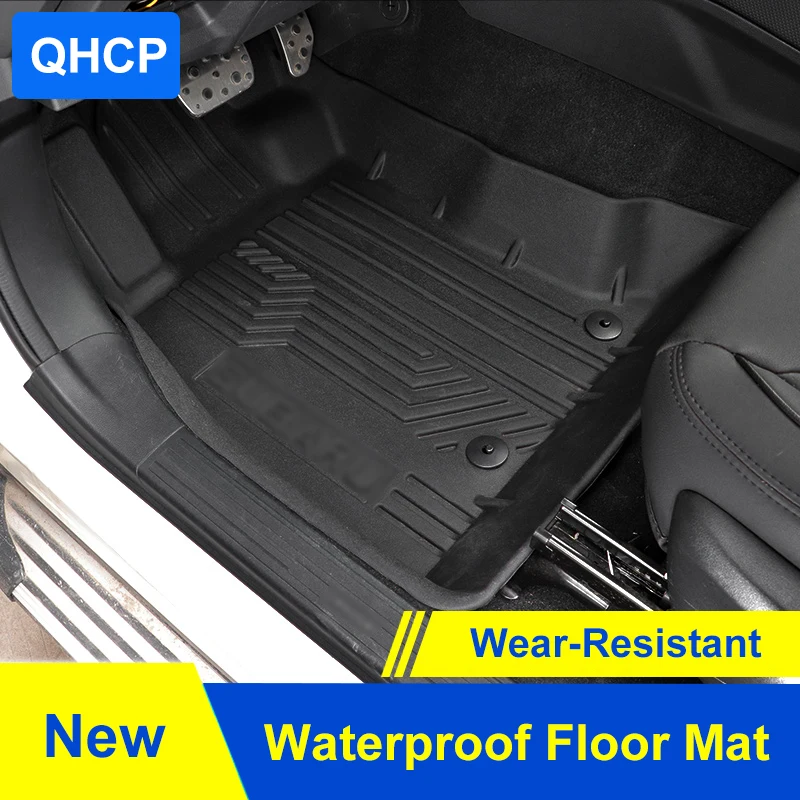

TAJIAN Car Foot Carpets Non-slip Floor Mats TPE Rubber Rugs Boot Pads Waterproof Interior Accessory For Subaru Forester19-22