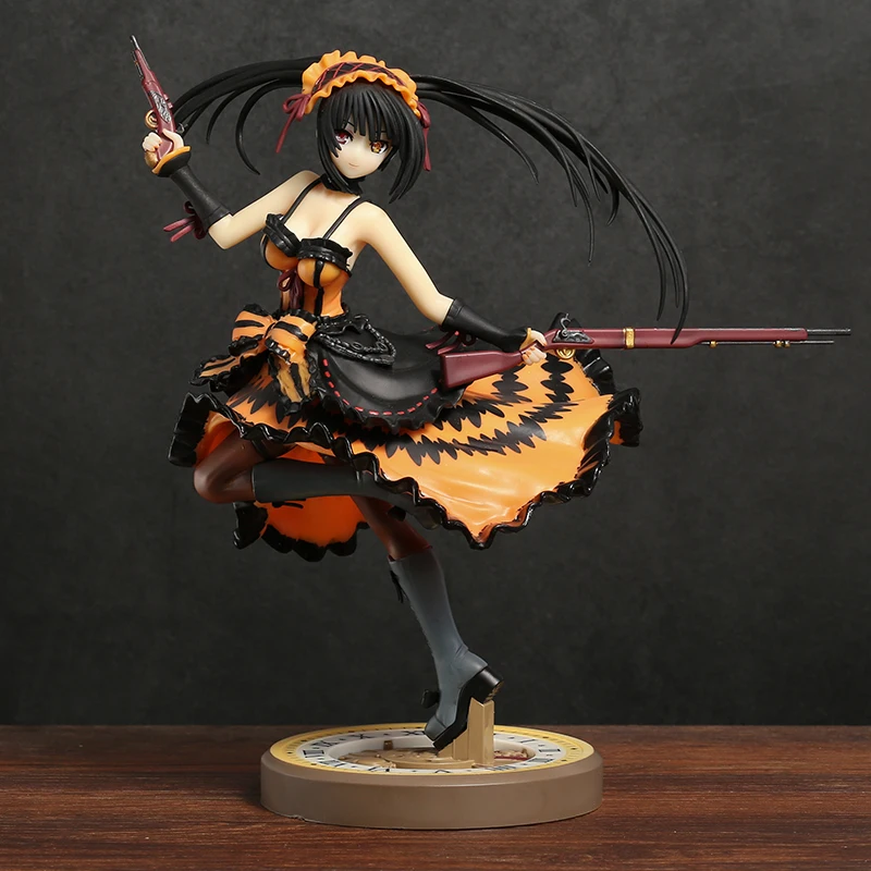 

Date A Live Nightmare Kurumi Tokisaki Pistol Ver. PVC Figure Model Toy Excellent Doll