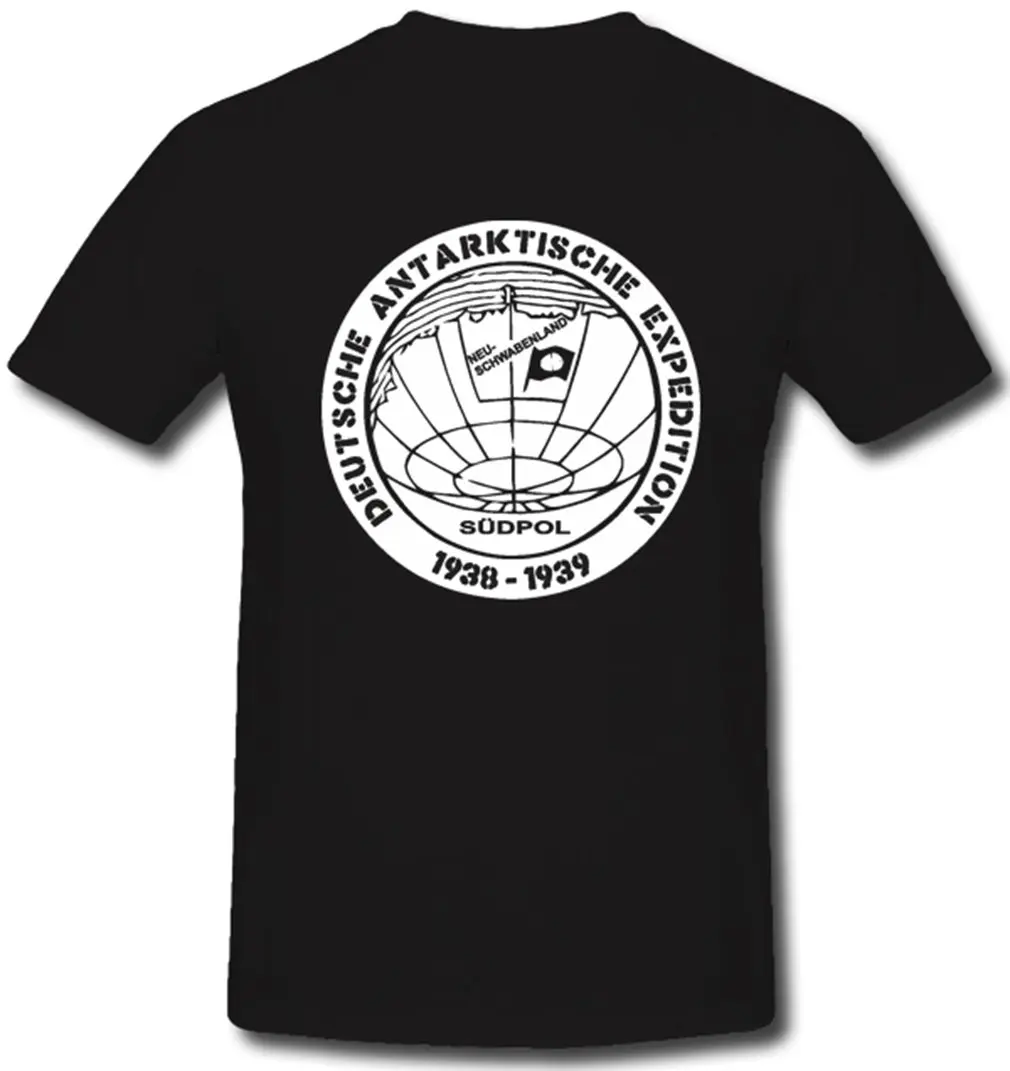 Schwabenland Expedition 1938 1939 Haunebu футболки с немецким аниме-графикой для мужчин одежда