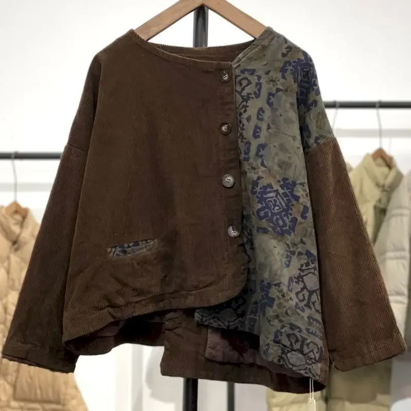 Куртки нестандартной формы женские модные винтажные дизайнерские пальто с