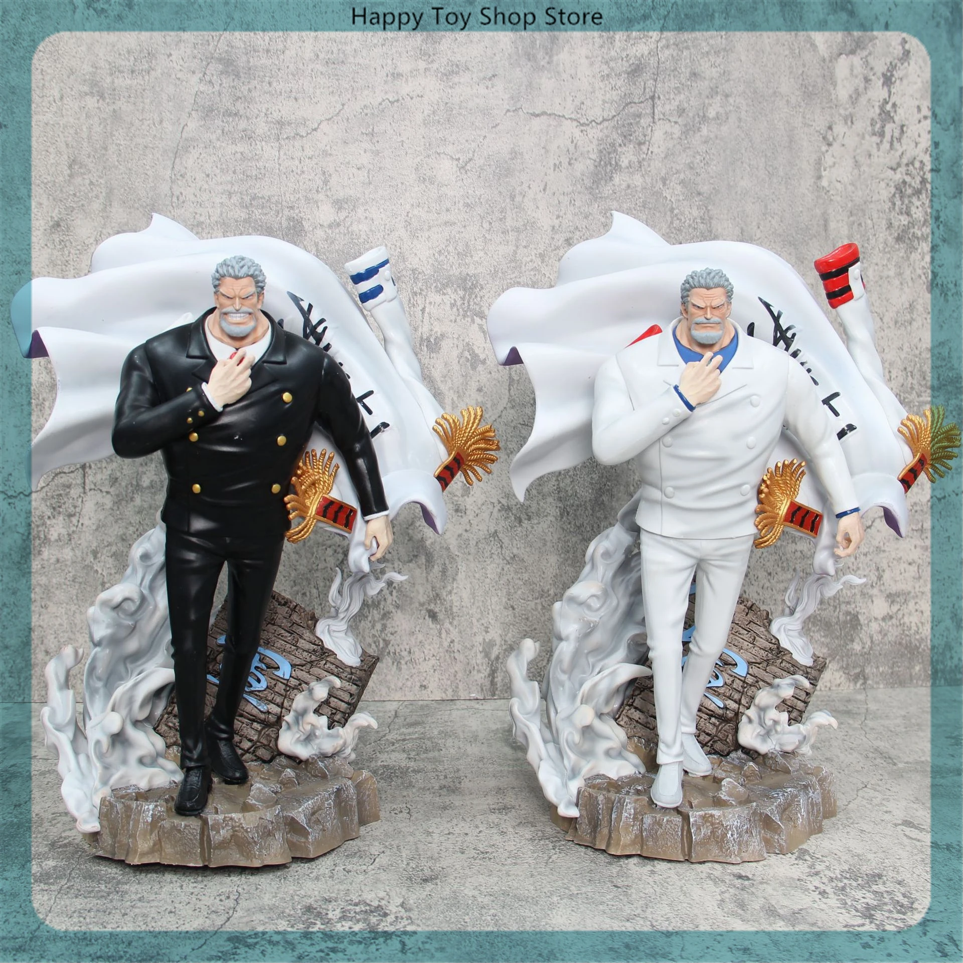43 см One Piece Monkey D Garp два цвета стоящая аниме-фигурка модель Gk коллекция статуй