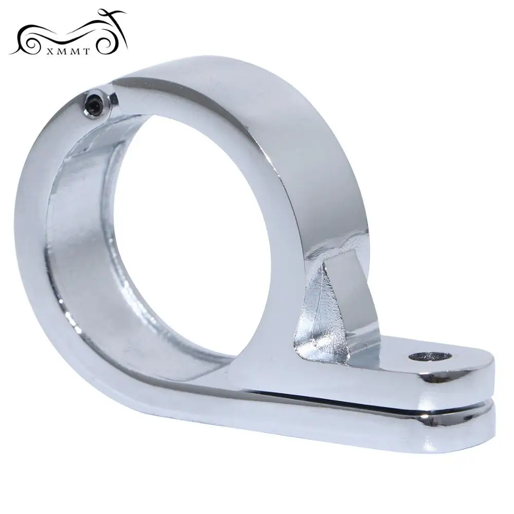 Универсальные хромированные крепления на руль мотоцикла зажимные часы для Harley