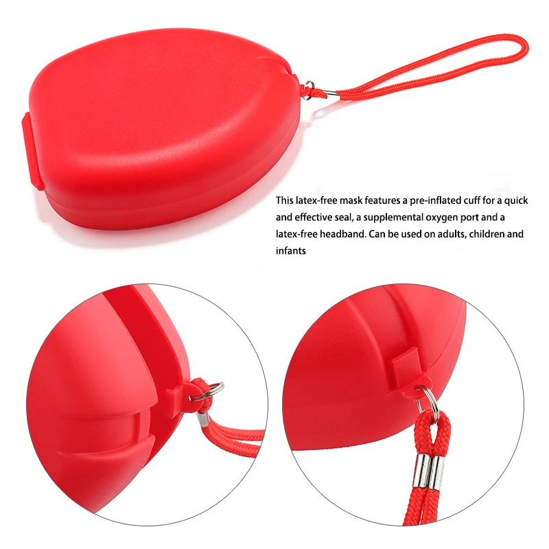 Спасательная дыхательная маска для оказания первой помощи тренировочная лица