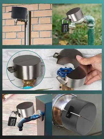 201 кран из нержавеющей стали, дверная ручка, дверная ручка, навесной замок, противоугонный клапан, устройство для дома, улицы, сада, двора