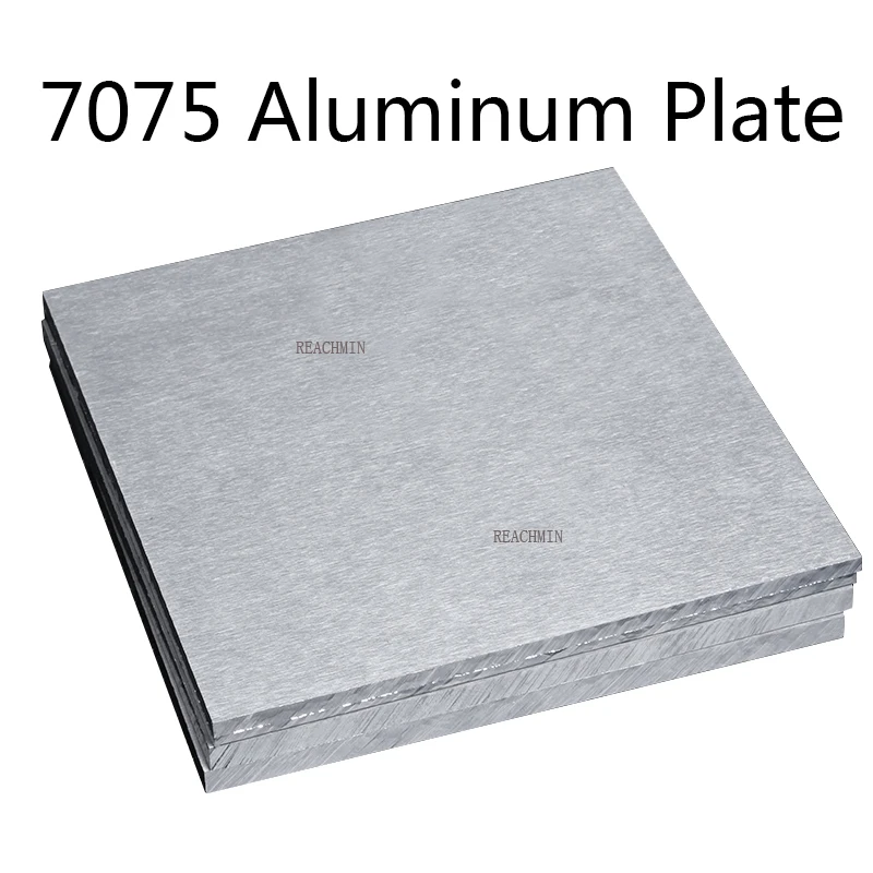 

7075 Aviation Aluminum Alloy Plate Sheet Thicked Super Hard Block CNC Lathe Processing Thickness 4mm/6/8mm 100*100mm 200*400mm