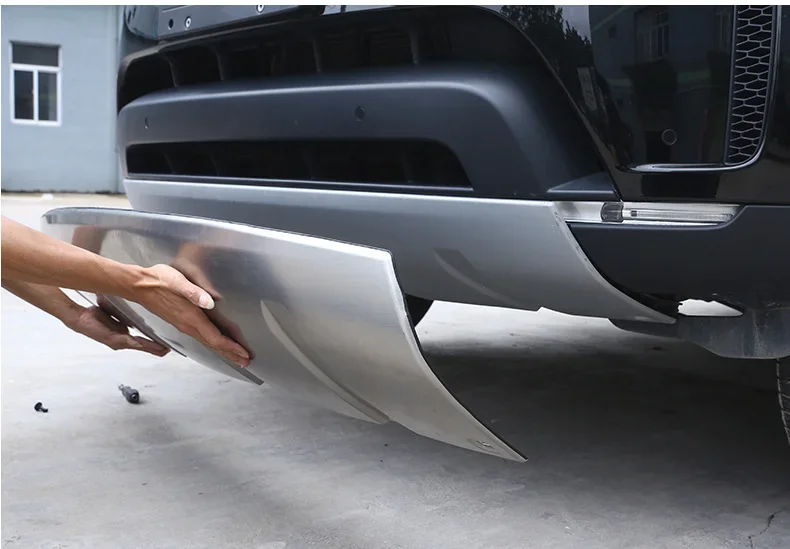 Защитная крышка переднего бампера из нержавеющей стали 304 порог для Land Rover Discovery 5