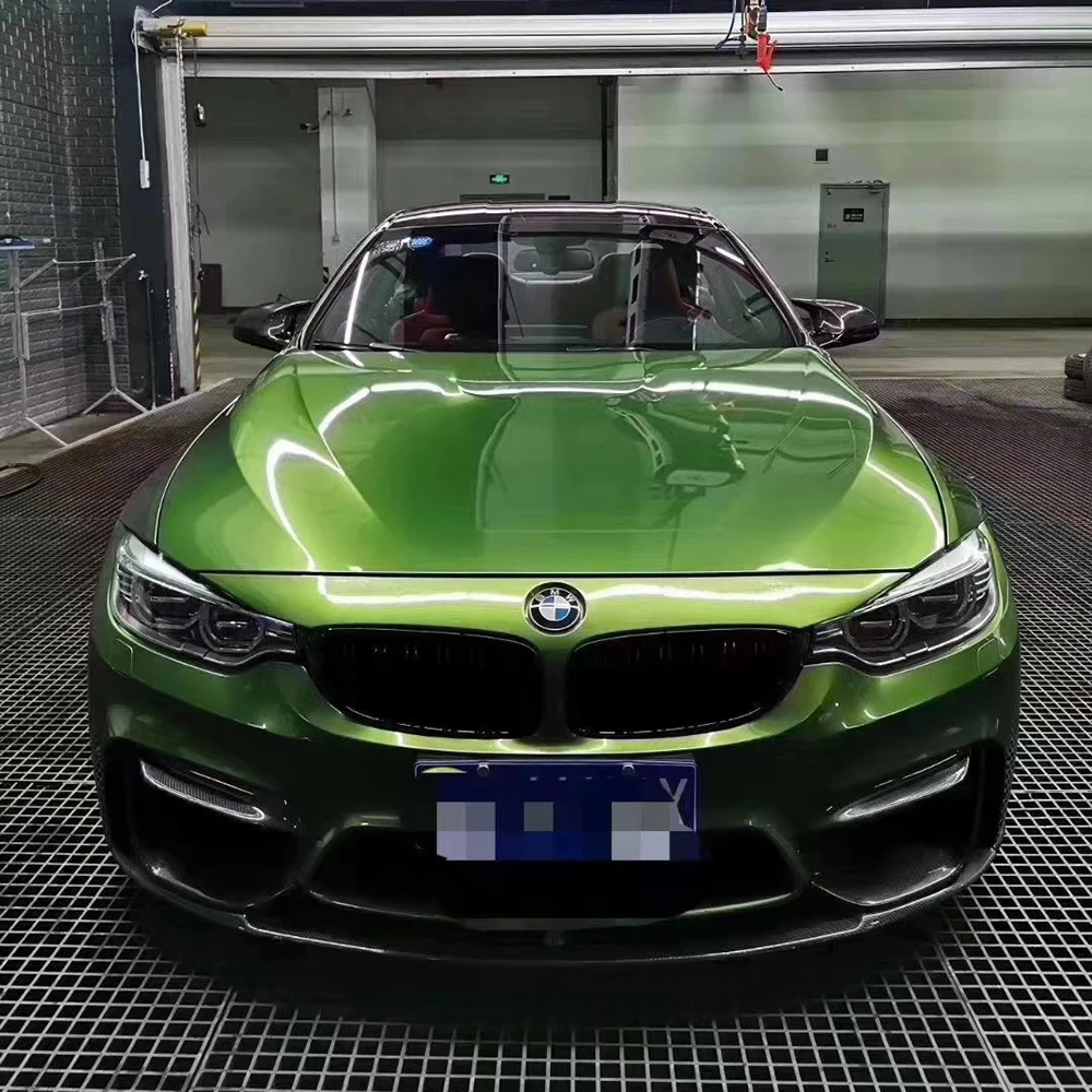 TSAUTOP 1 52*18m PET Line Mamba зеленая супер глянцевая фотобумага для автомобиля