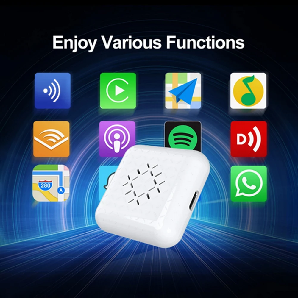 

Carlinkit Mini Carplay Wireless for Toyota Mazda Nissan Camry Suzuki Tesla Citroen Audi Mercedes Kia Honda Hyundai Spotify BT